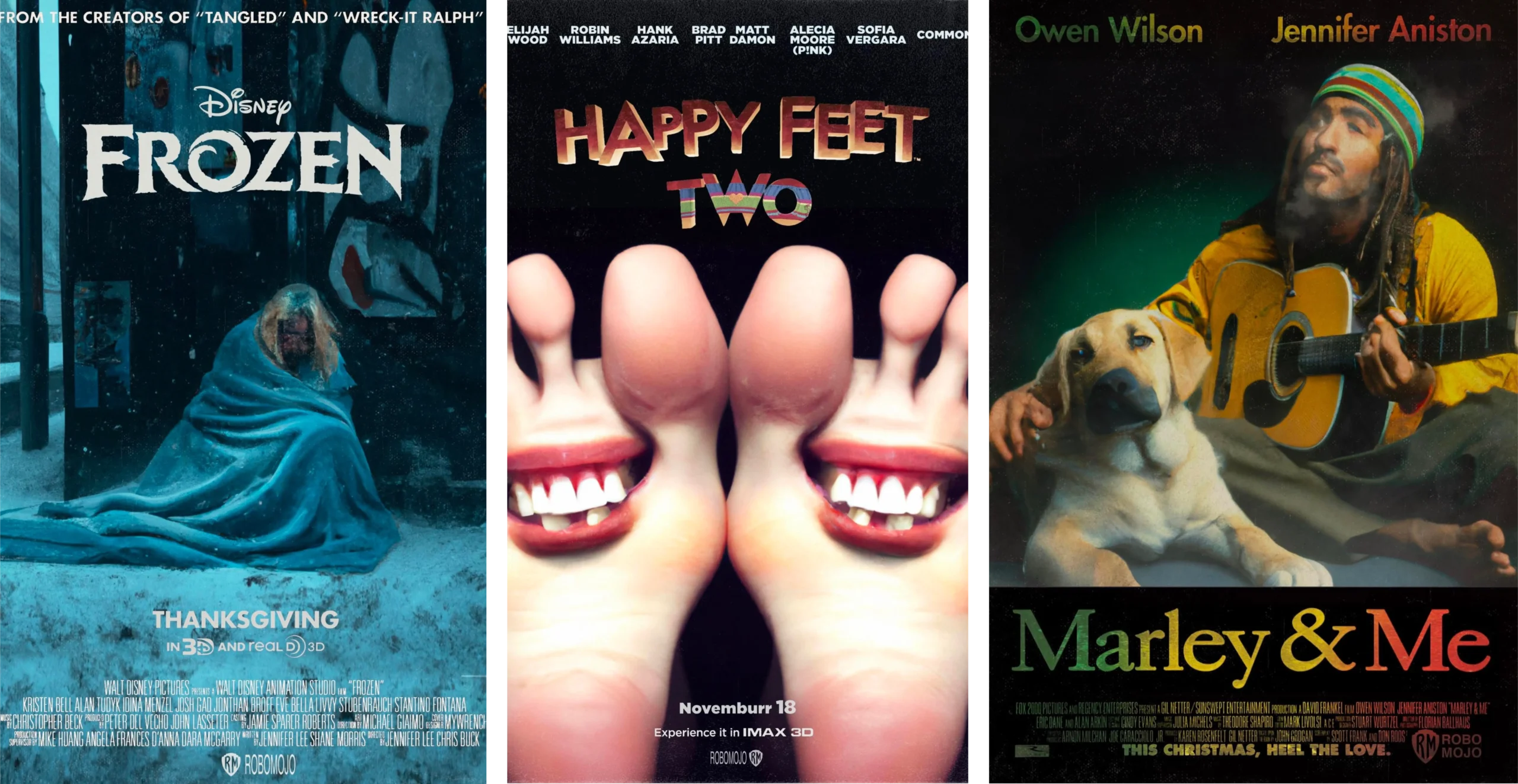  Film poster examples created by AI